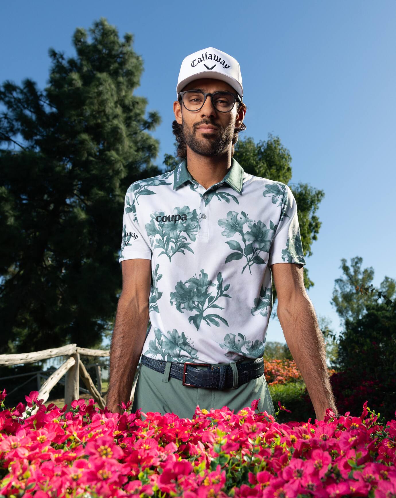 Moonbeam Travis Mathew Featherweight Magnolia Polo