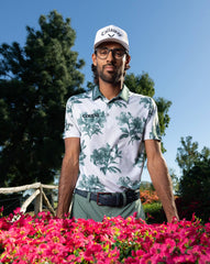 Moonbeam Travis Mathew Featherweight Magnolia Polo