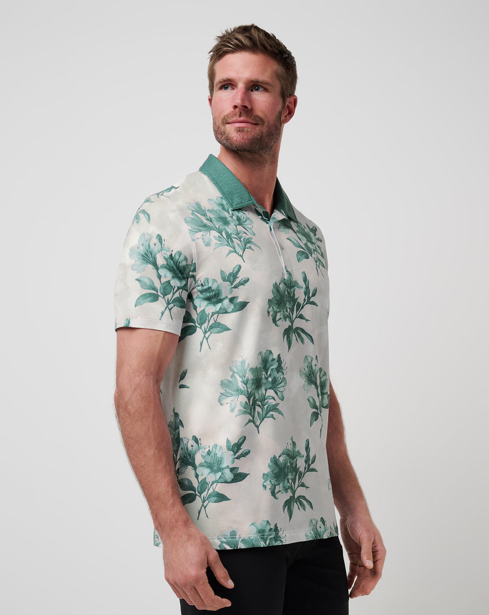 Moonbeam Travis Mathew Featherweight Magnolia Polo