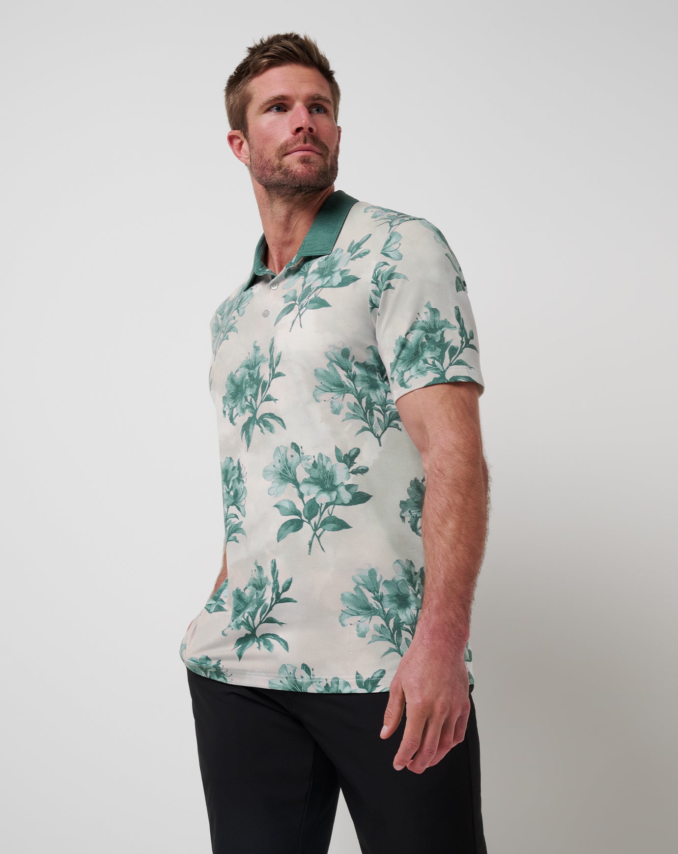 Moonbeam Travis Mathew Featherweight Magnolia Polo