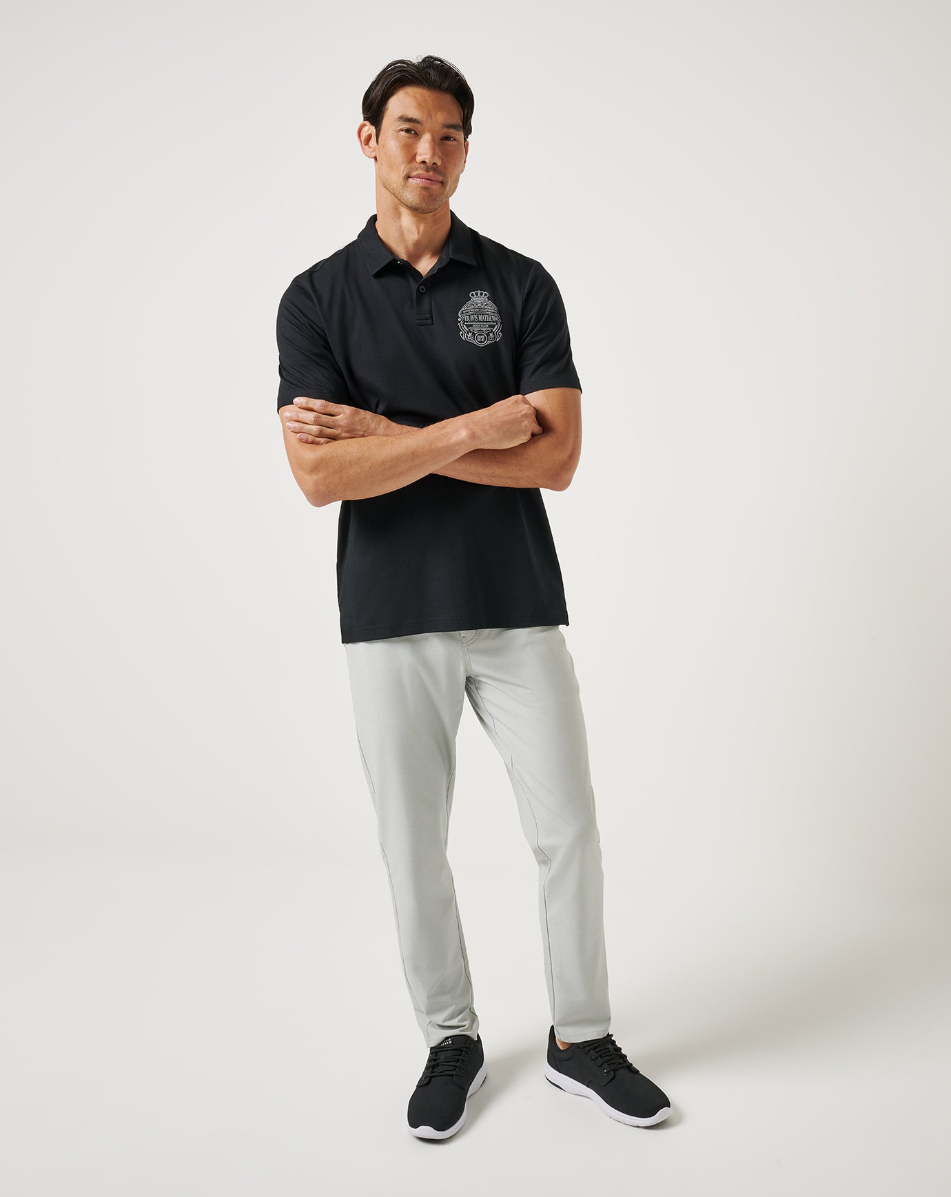 Black Travis Mathew Best Choice Polo
