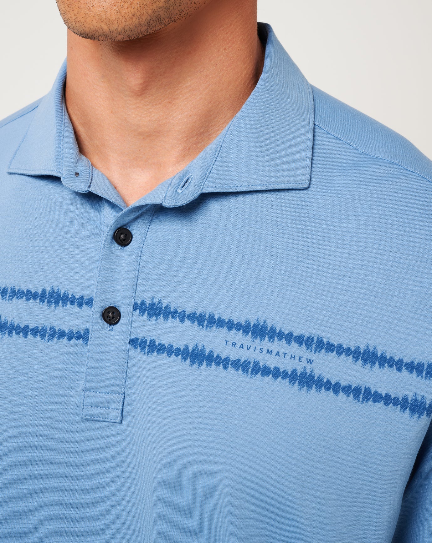 Pacific Coast Travis Mathew Sunbeam Chest Stripe Polo