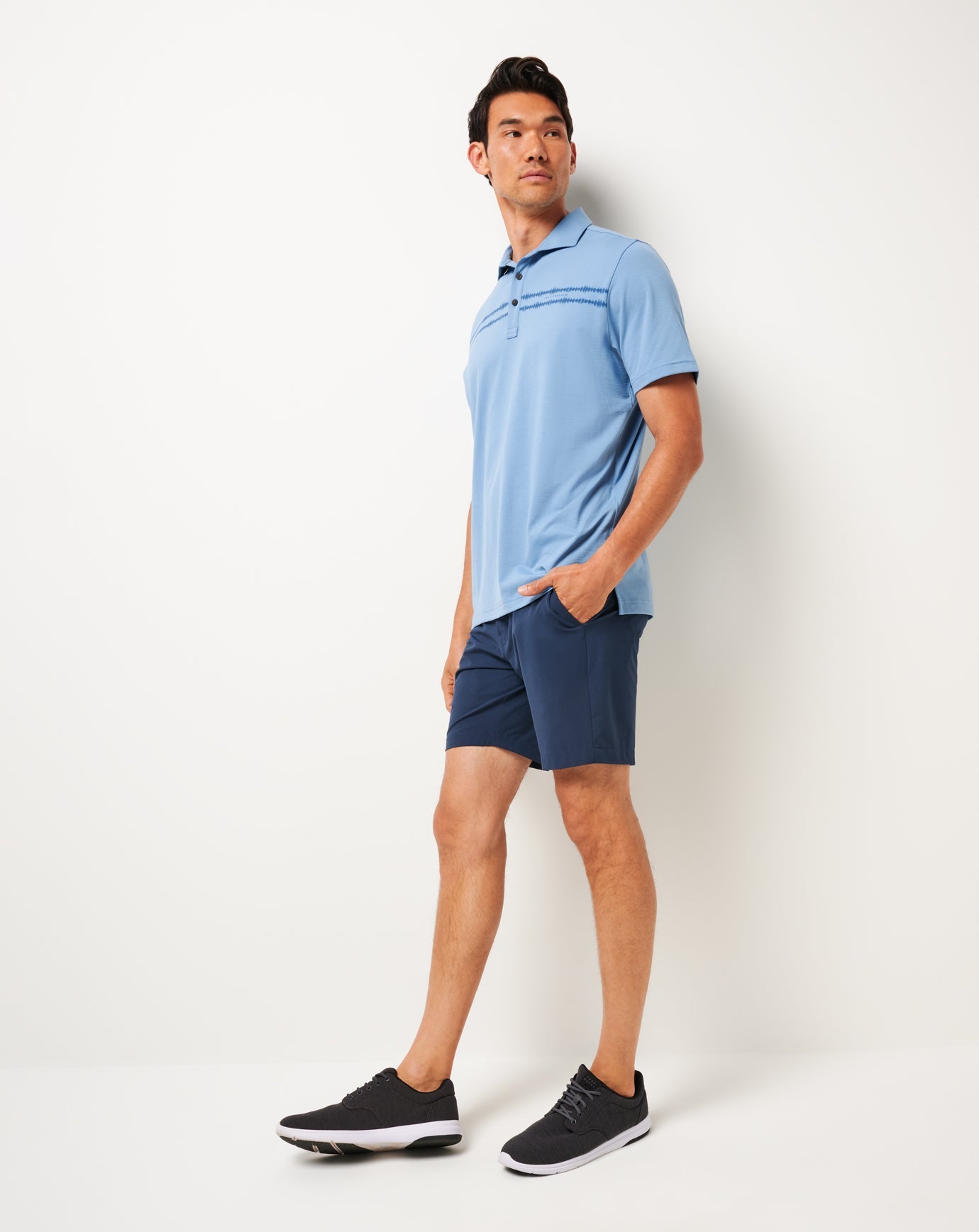 Pacific Coast Travis Mathew Sunbeam Chest Stripe Polo