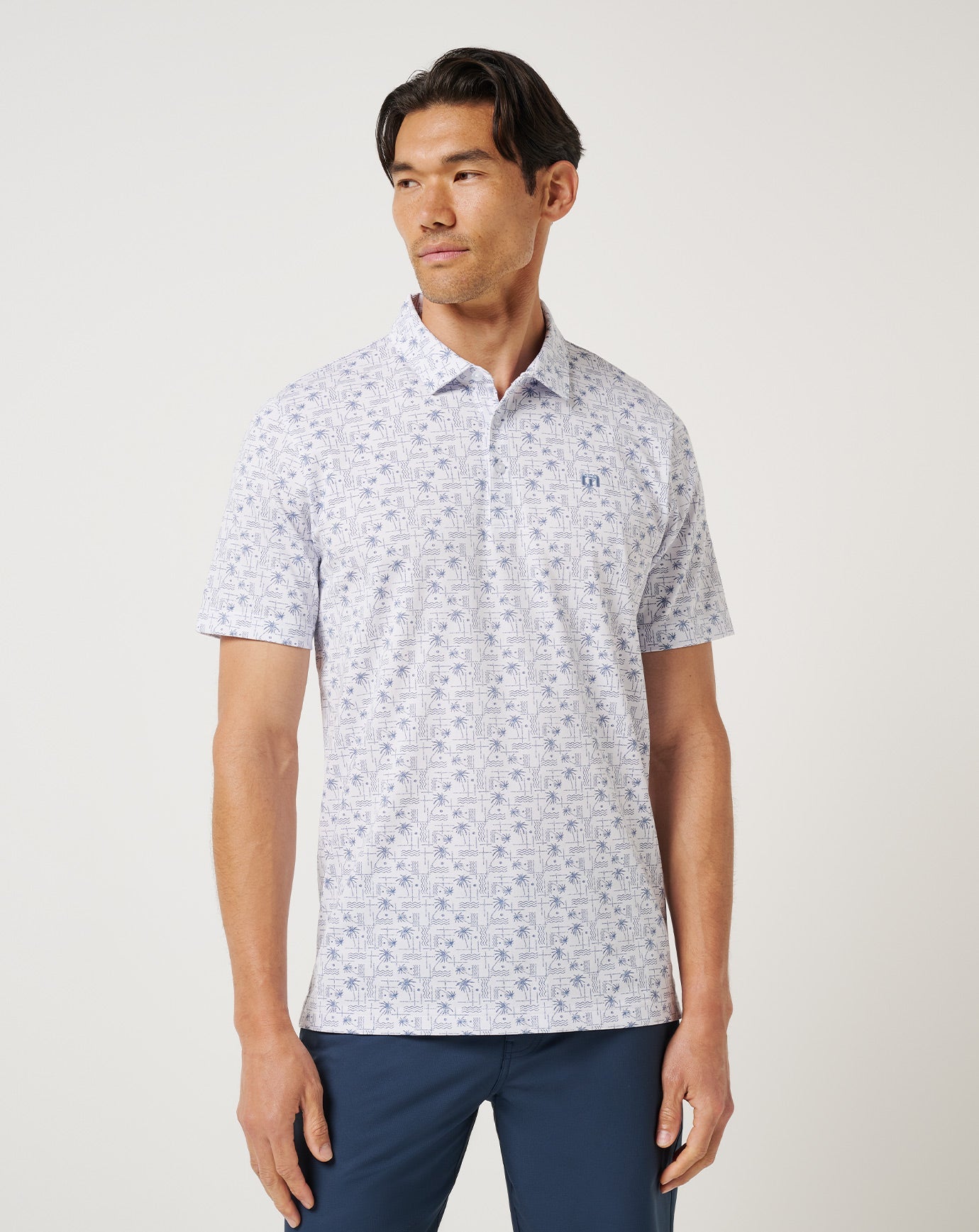 White Travis Mathew Crystal Sea Polo