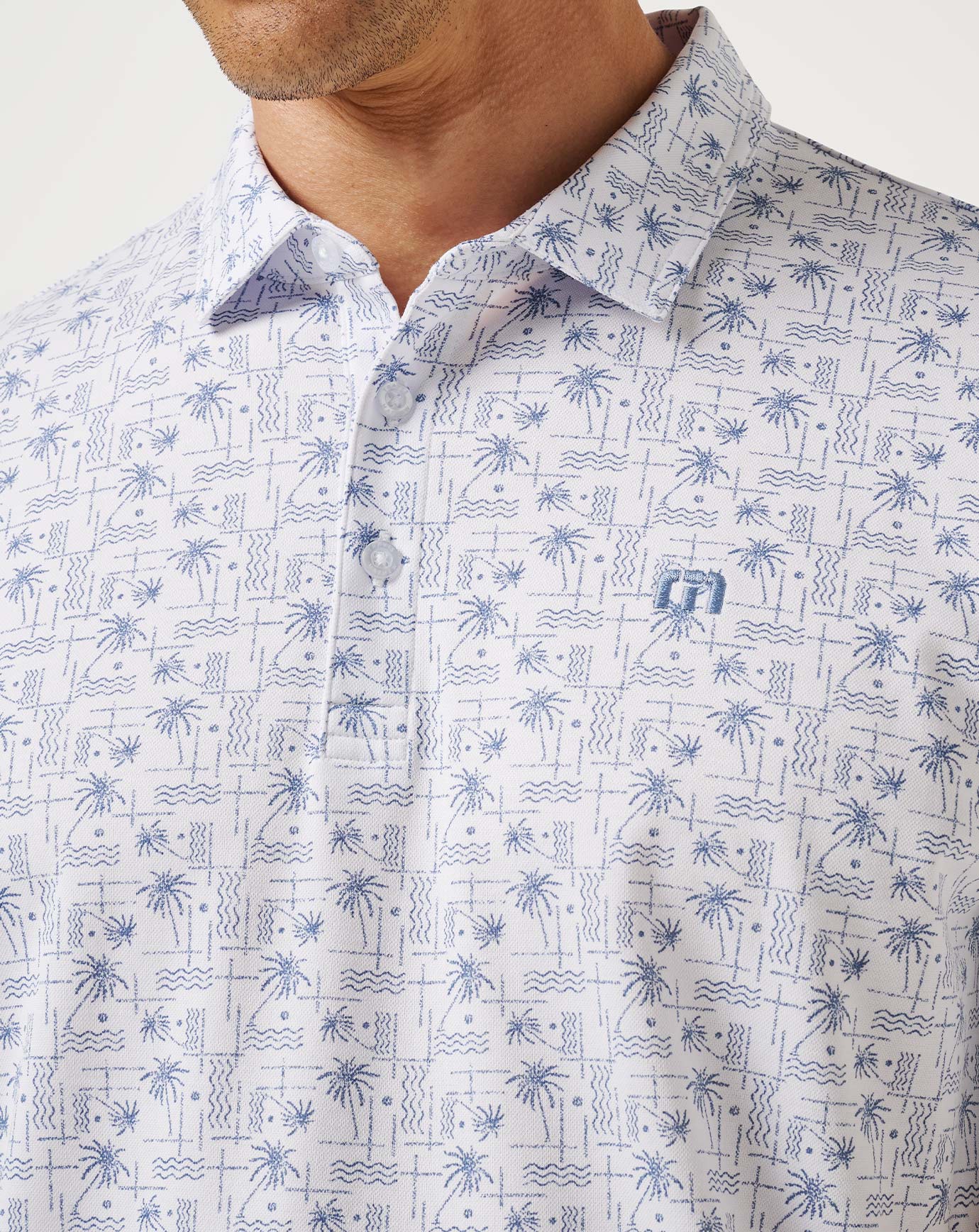 White Travis Mathew Crystal Sea Polo