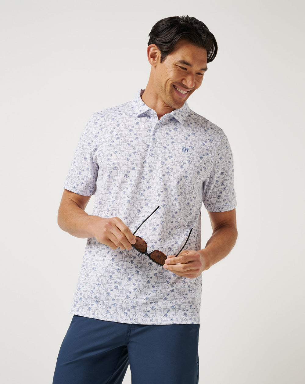 White Travis Mathew Crystal Sea Polo