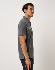Heather Black Travis Mathew Midnight Train Polo