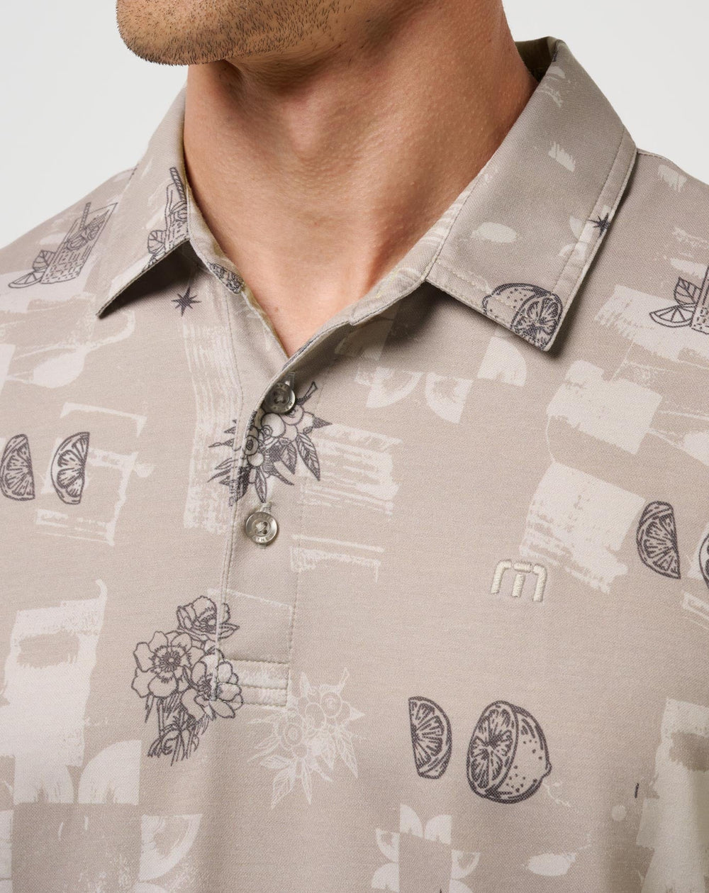 Island Fossil Travis Mathew Featherweight Spritz Polo