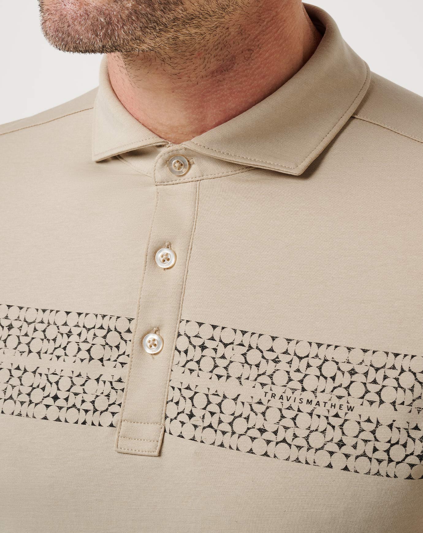 Island Fossil Travis Mathew Flower Market Polo