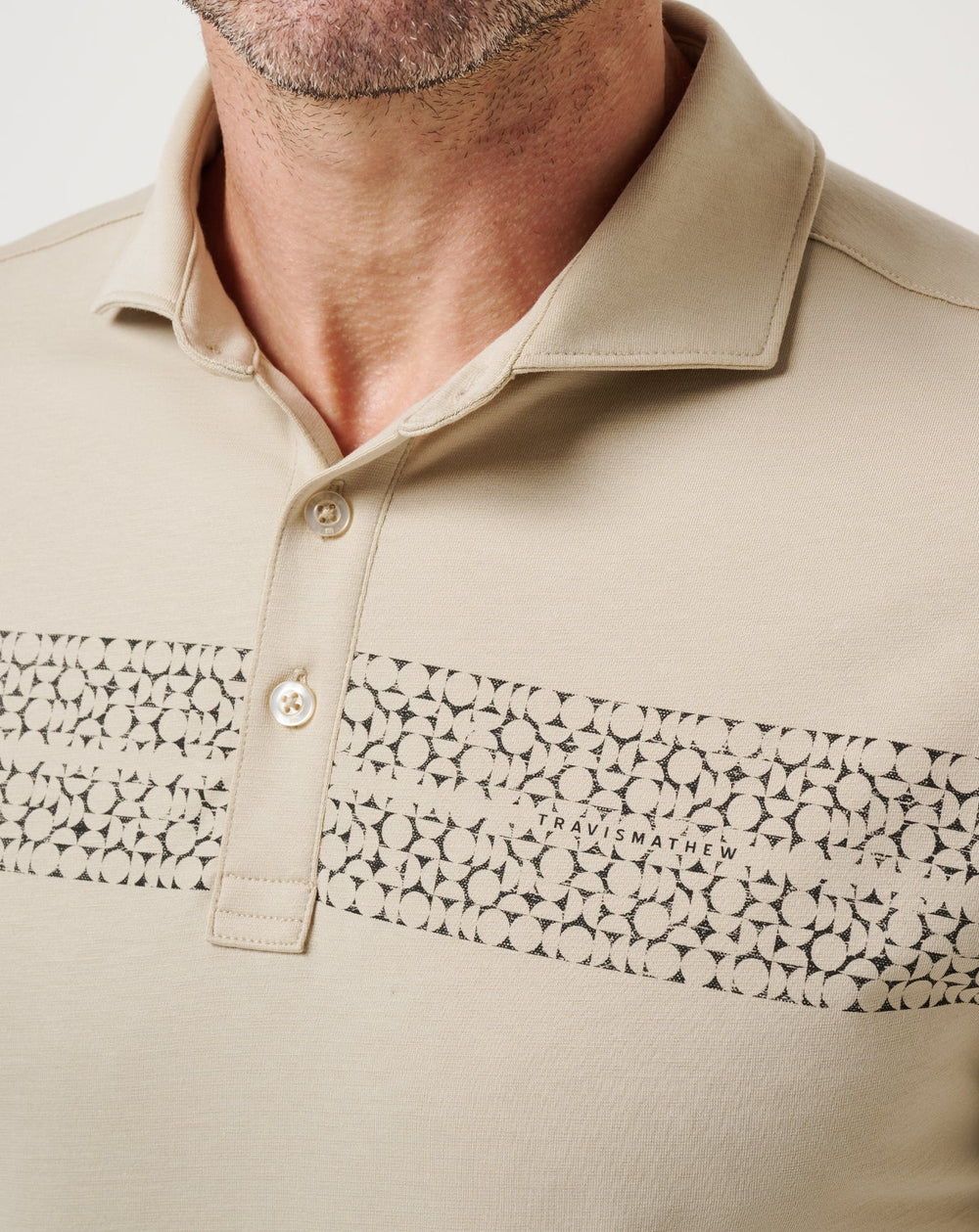 Island Fossil Travis Mathew Flower Market Polo