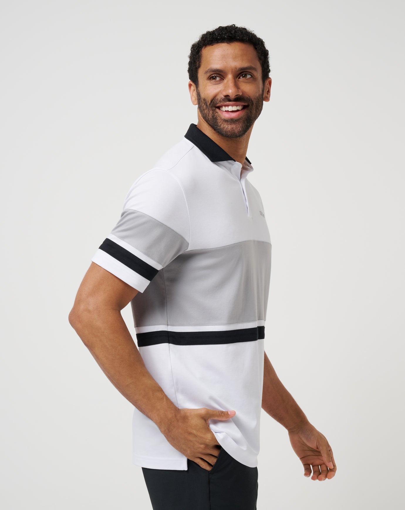 White Travis Mathew Body Check Polo