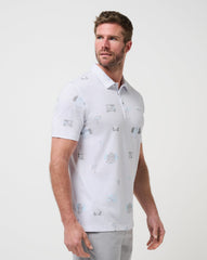 White Travis Mathew Snow Chance Polo