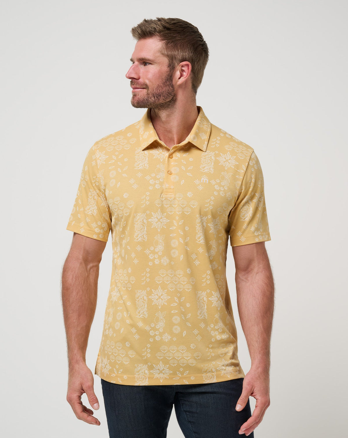 Rattan Travis Mathew Inbound Plane Polo