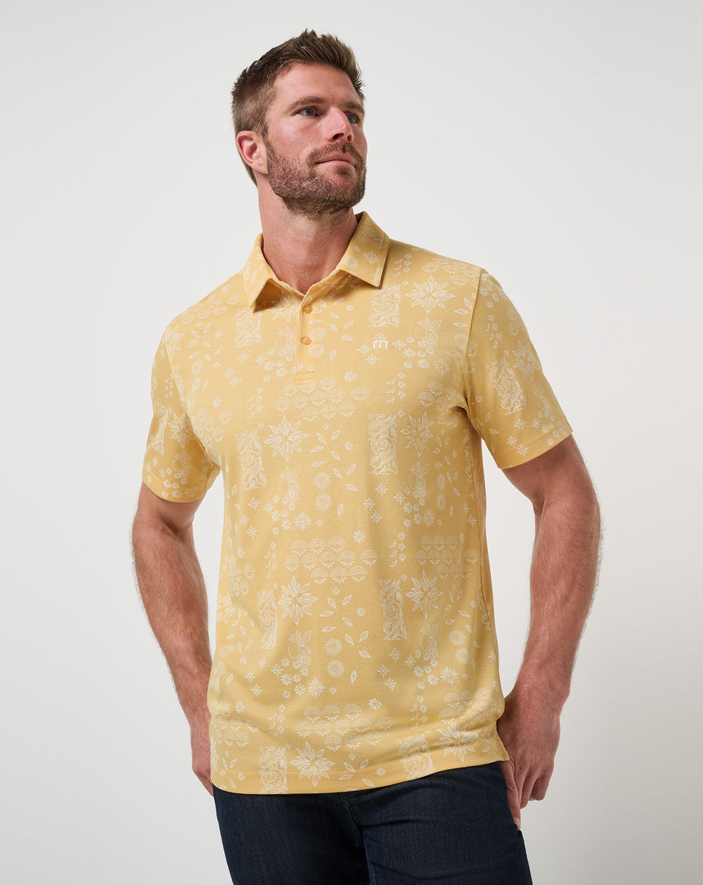 Rattan Travis Mathew Inbound Plane Polo