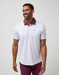 White Travis Mathew Home Game Polo