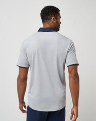 Heather Light Grey Travis Mathew Home Game Polo