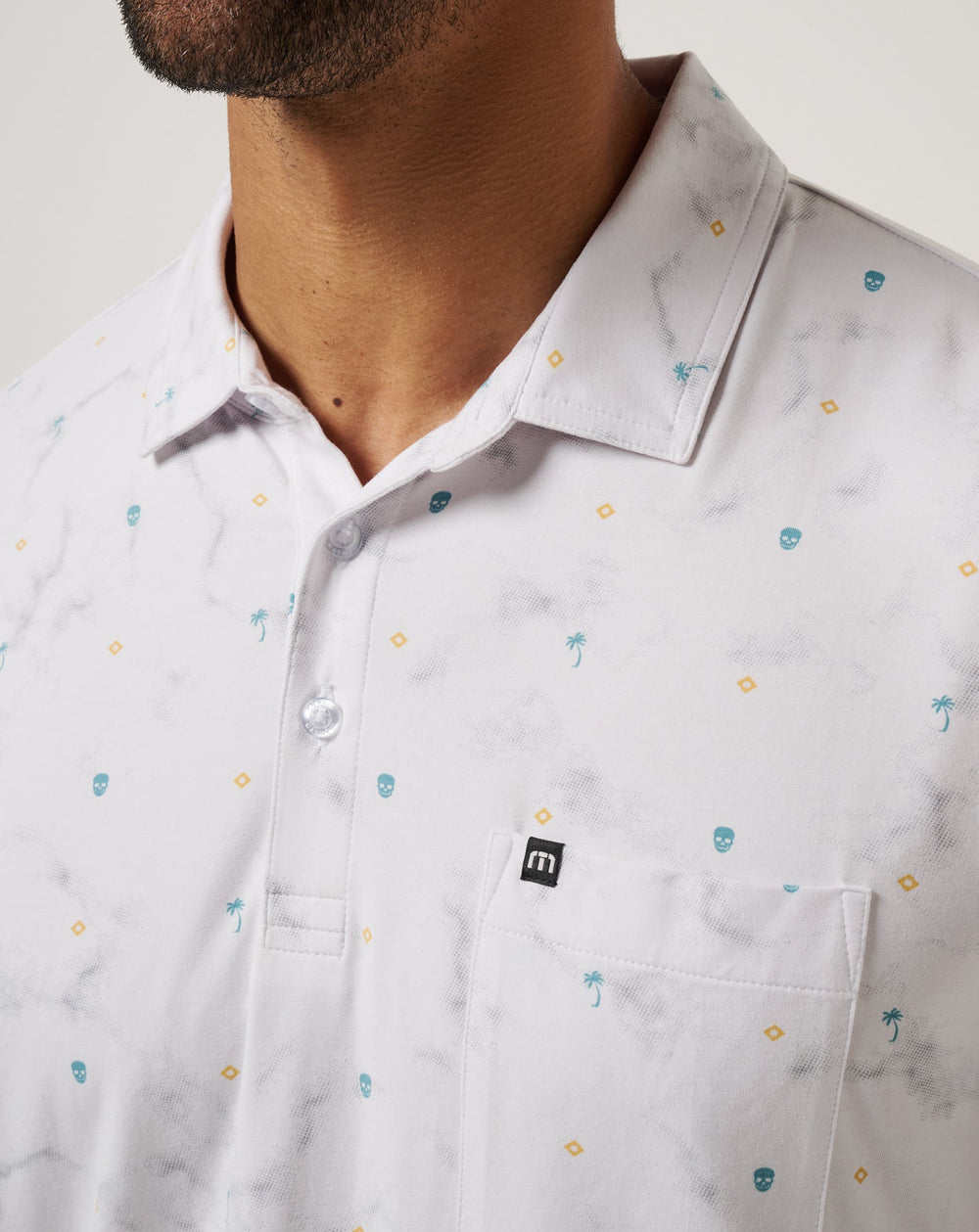 White Travis Mathew Beach Town Polo