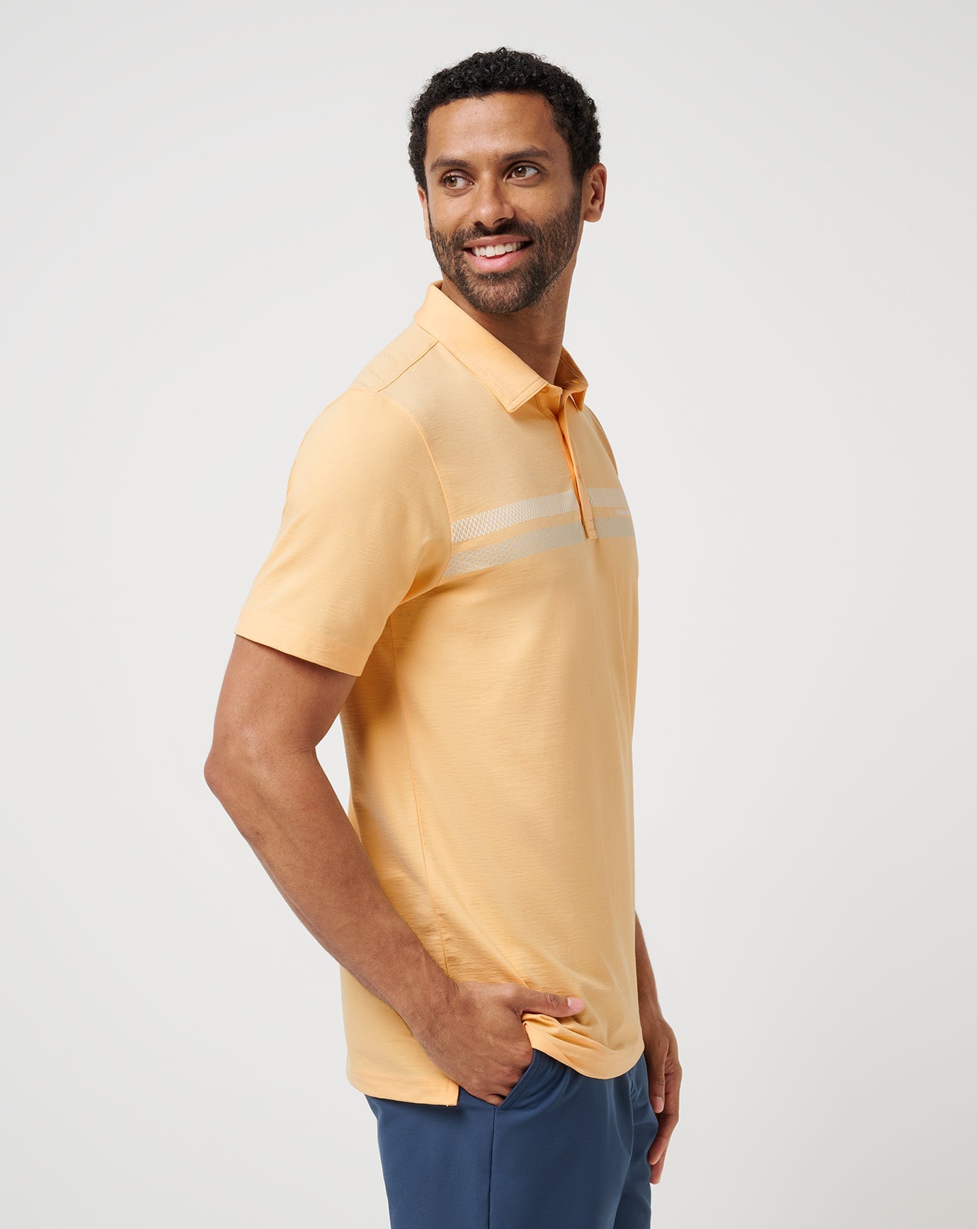 Apricot Travis Mathew One Timer Polo