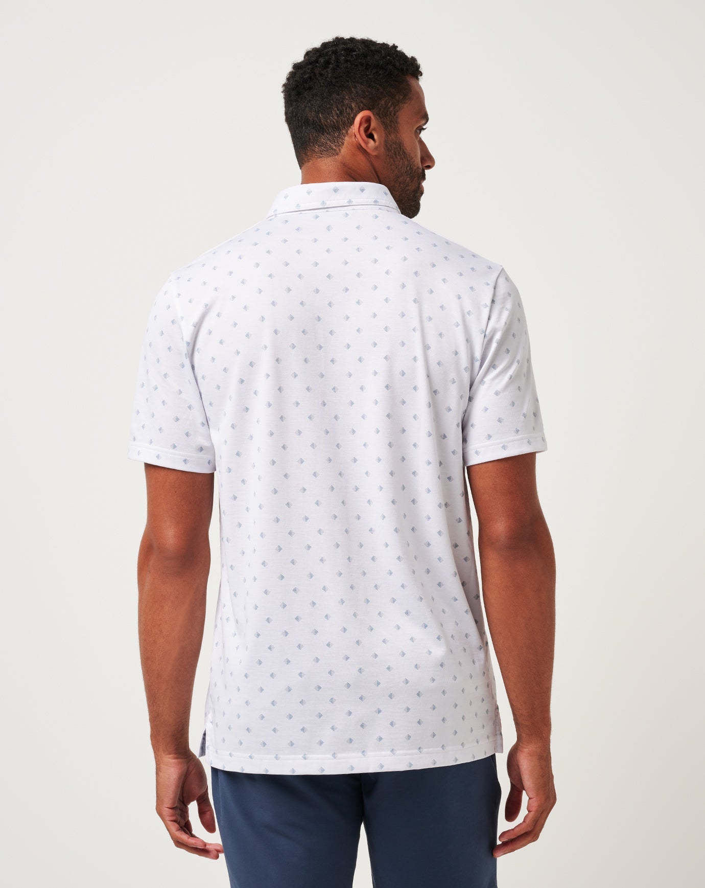 White Travis Mathew Saturday Night Stay Polo