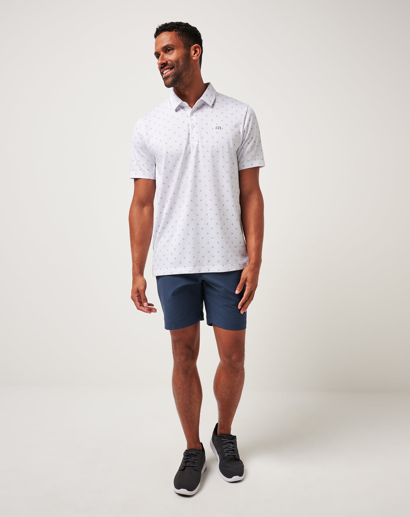 White Travis Mathew Saturday Night Stay Polo