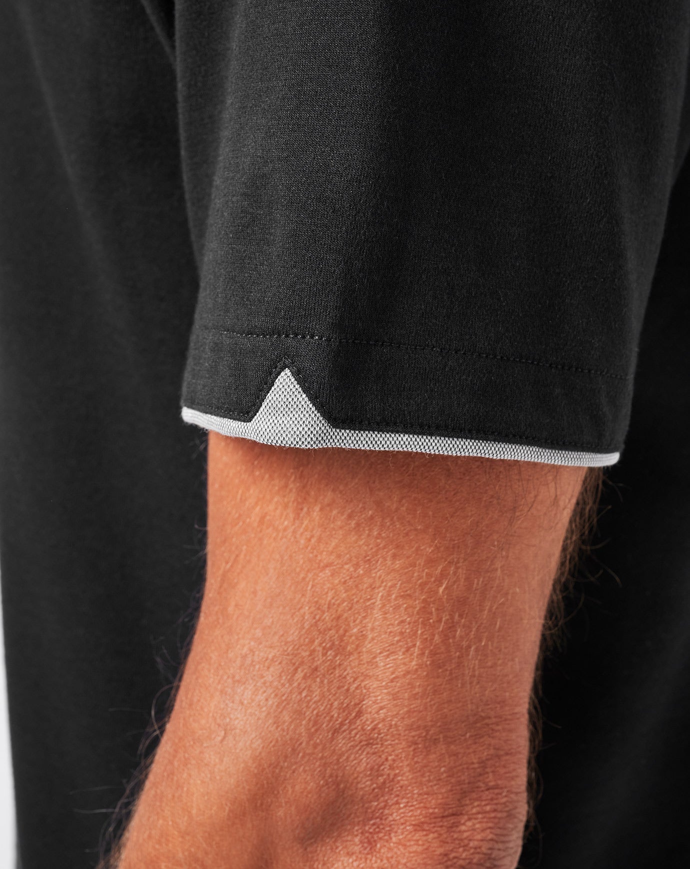 Black Travis Mathew Reservation Number Polo