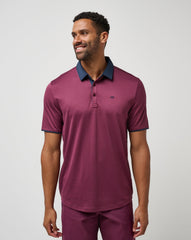 Mauve Wine Travis Mathew Home Game Polo