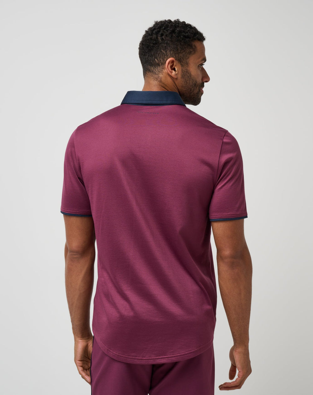 Mauve Wine Travis Mathew Home Game Polo