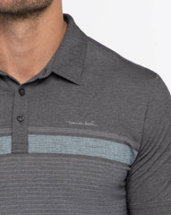 Heather Dark Grey Travis Mathew Endless Horizon Polo