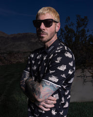 Black Travis Mathew City Of Evil Polo
