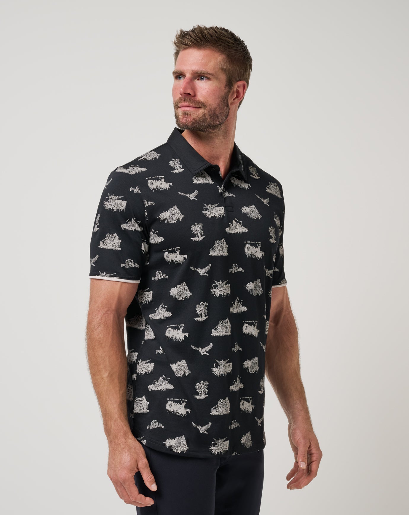 Black Travis Mathew City Of Evil Polo