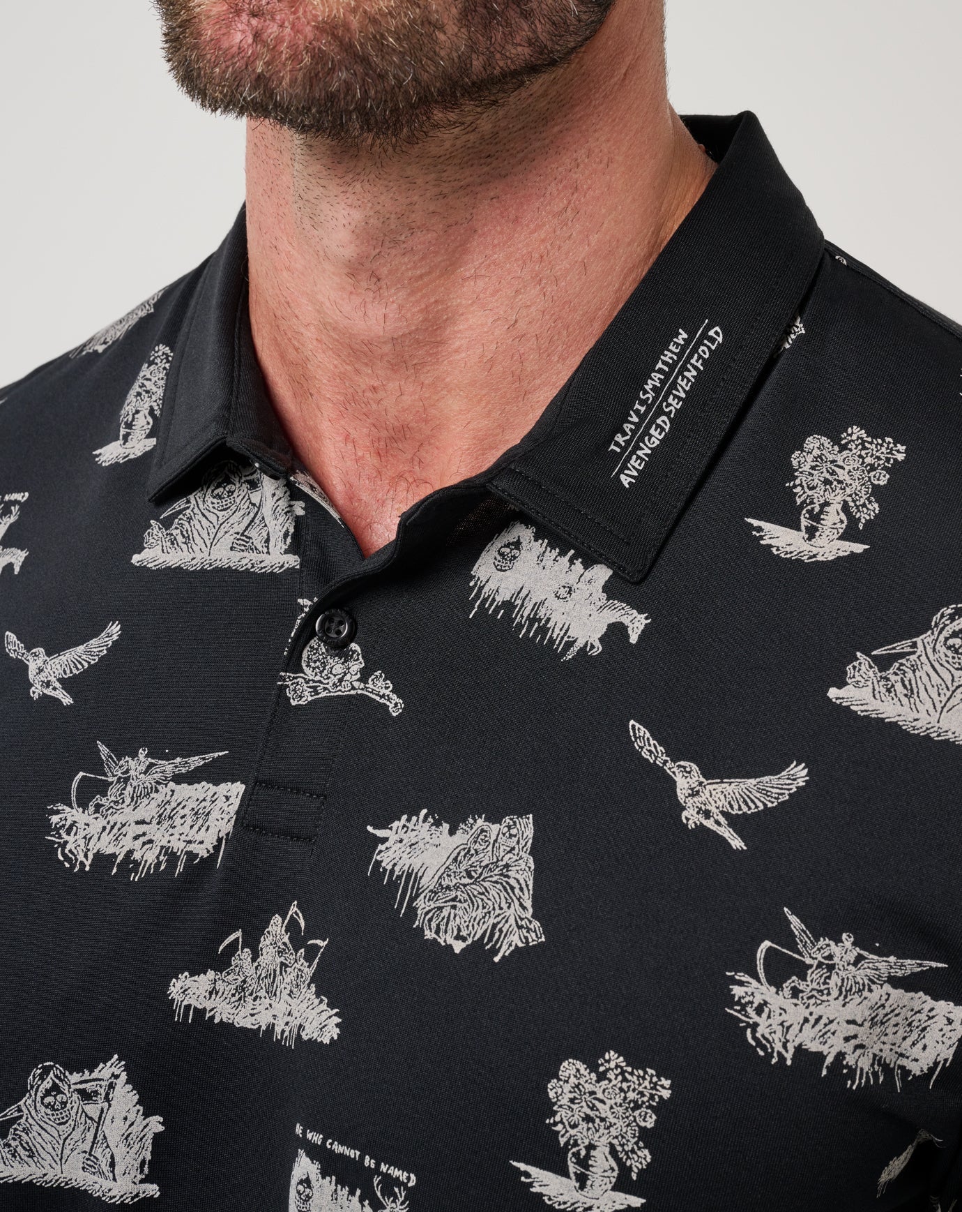 Black Travis Mathew City Of Evil Polo