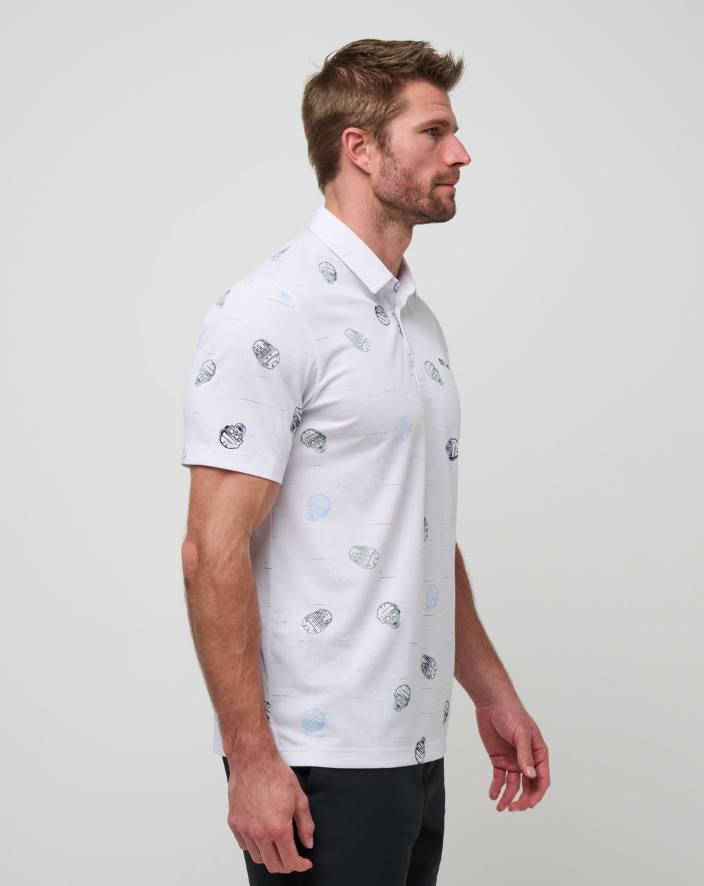 White Travis Mathew Mitts Off Polo