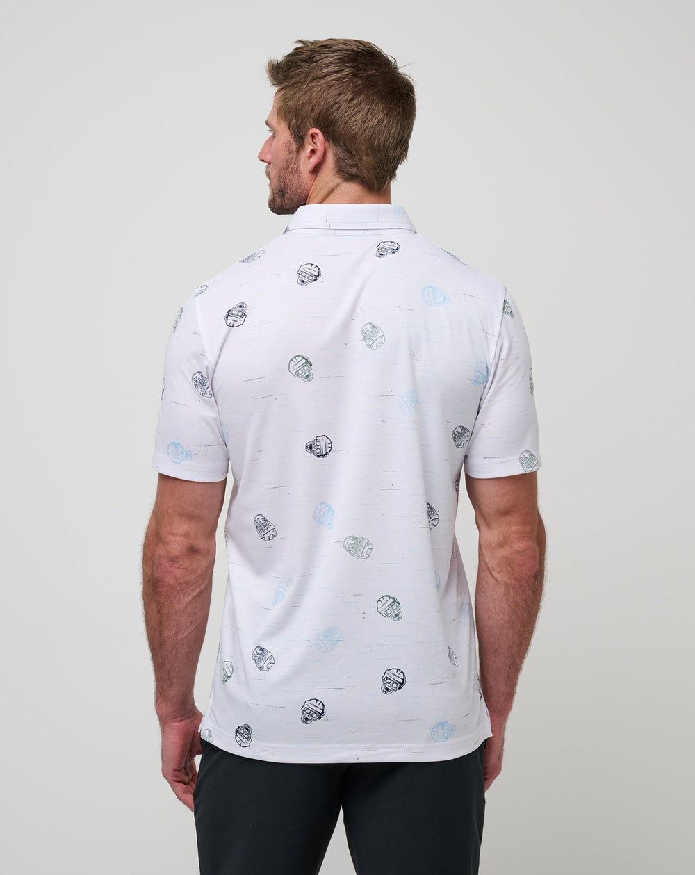 White Travis Mathew Mitts Off Polo