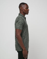 Dark Olive Travis Mathew Magma Melt Polo