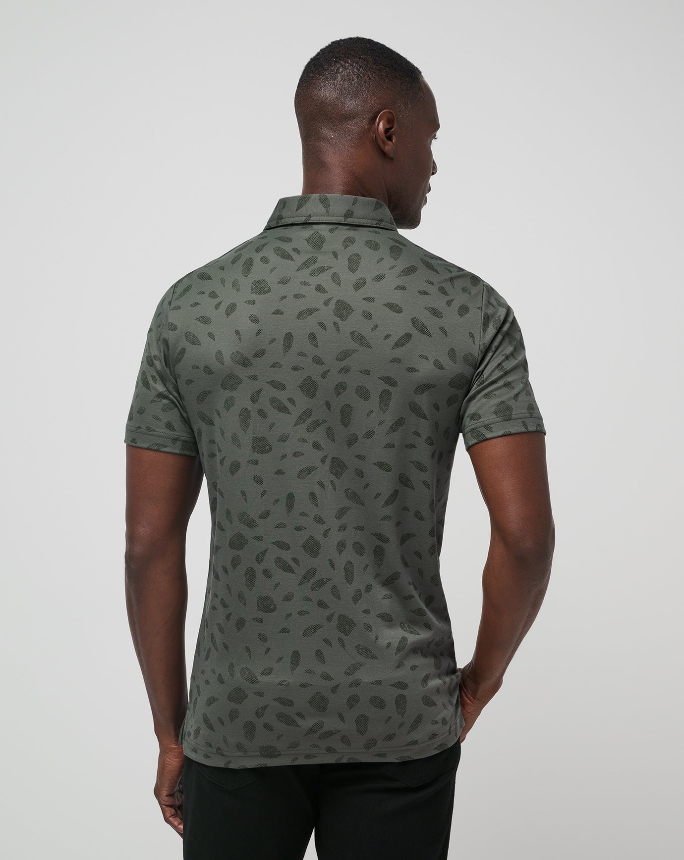 Dark Olive Travis Mathew Magma Melt Polo
