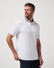 White Travis Mathew Reservation Number Polo