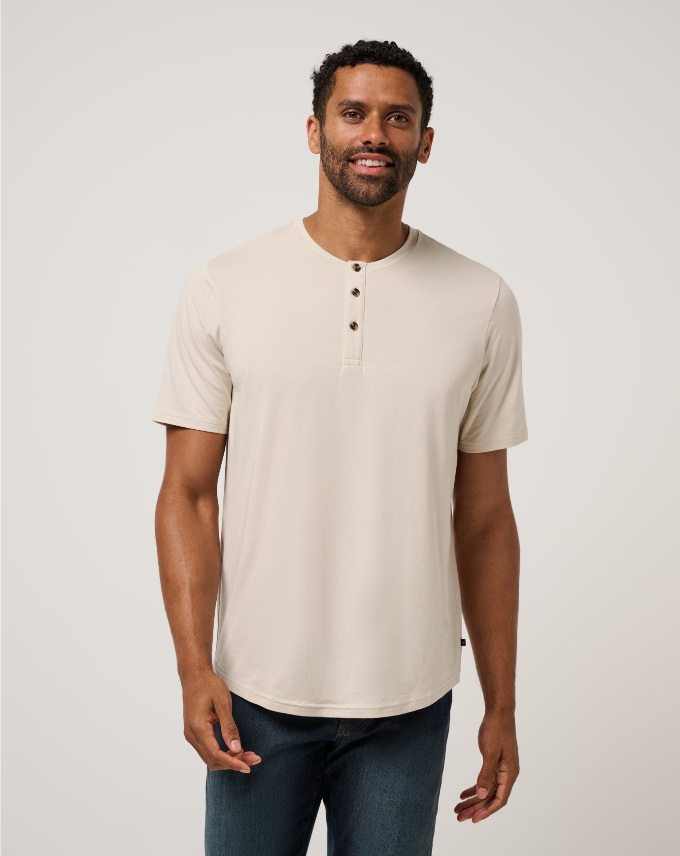 Italian Sand Travis Mathew Cloud Henley Tee