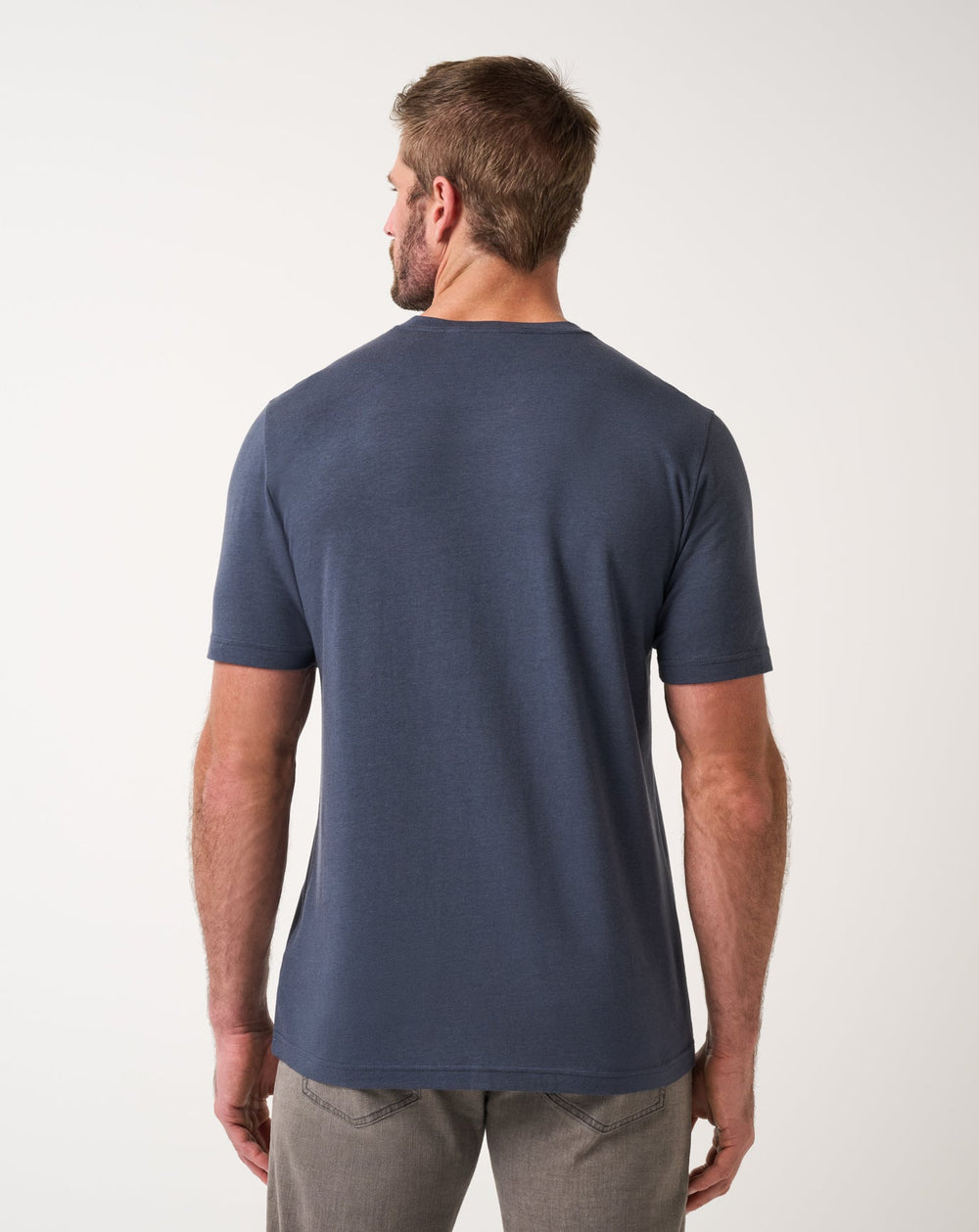 Blue Nights Travis Mathew Cloud V-Neck Tee