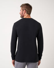Black Travis Mathew Cloud Crew Long Sleeve Tee