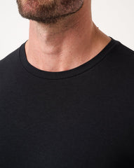 Black Travis Mathew Cloud Crew Long Sleeve Tee