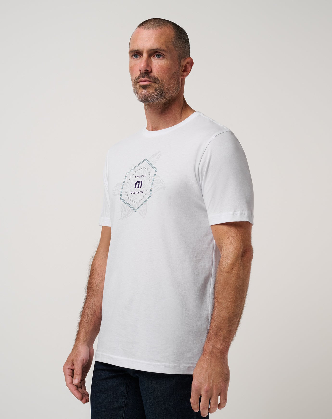 White Travis Mathew Money Talks Tee