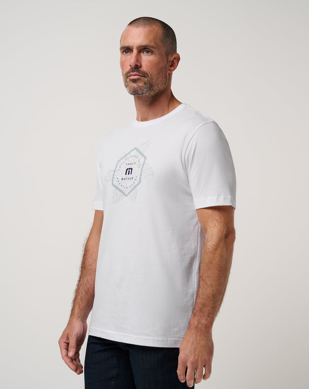 White Travis Mathew Money Talks Tee