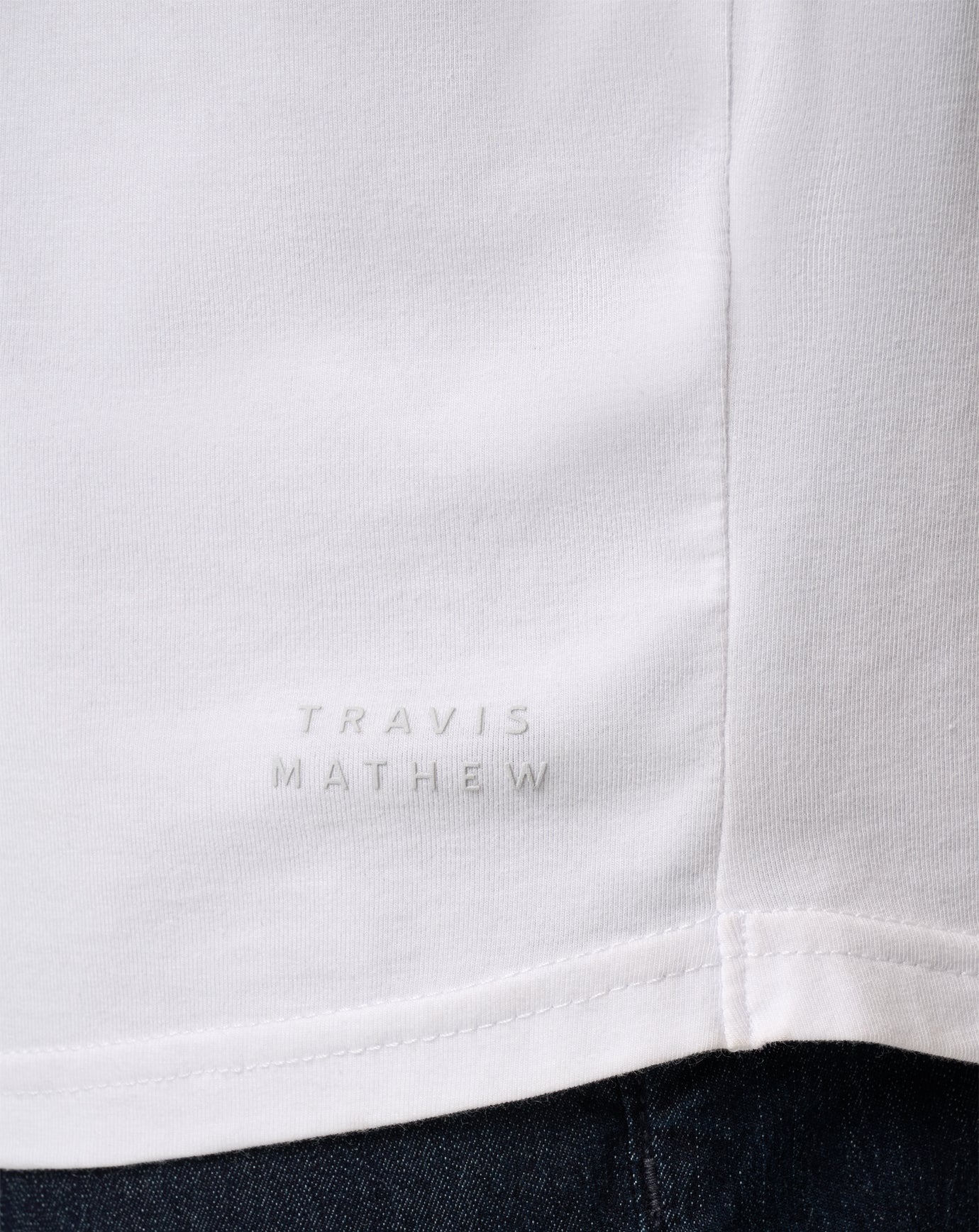White Travis Mathew Cloud Crew Long Sleeve Tee