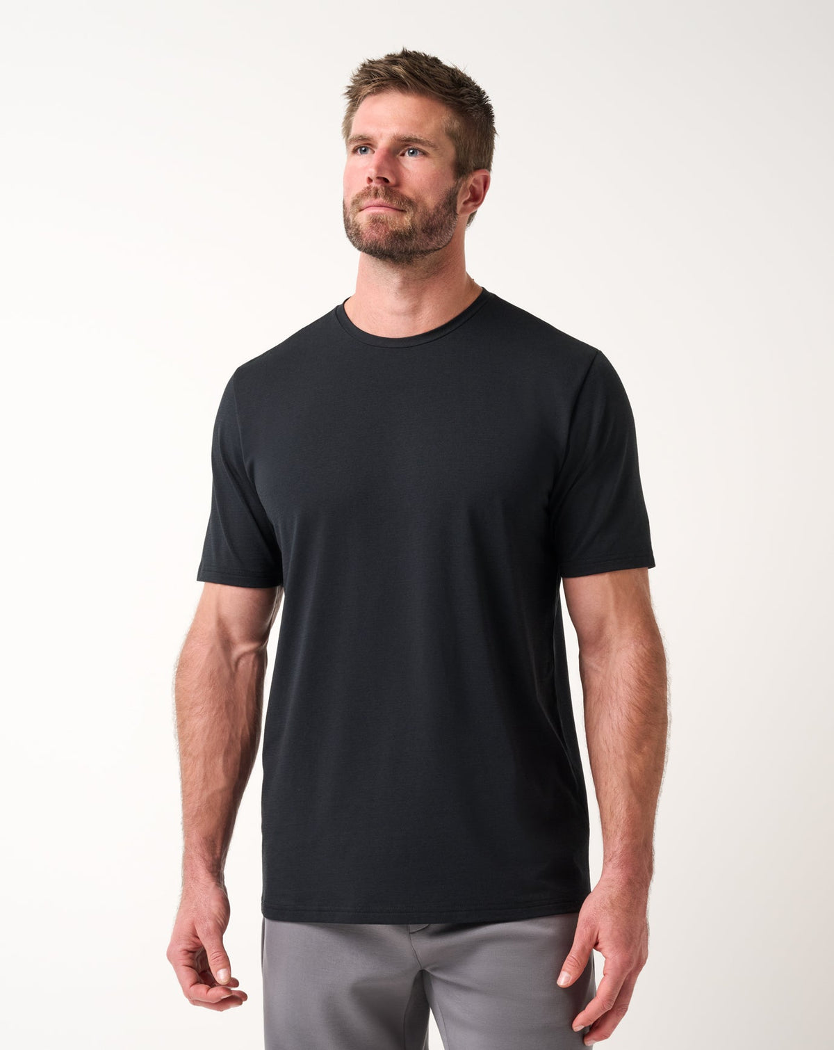 Black Travis Mathew Performance Jersey Tee