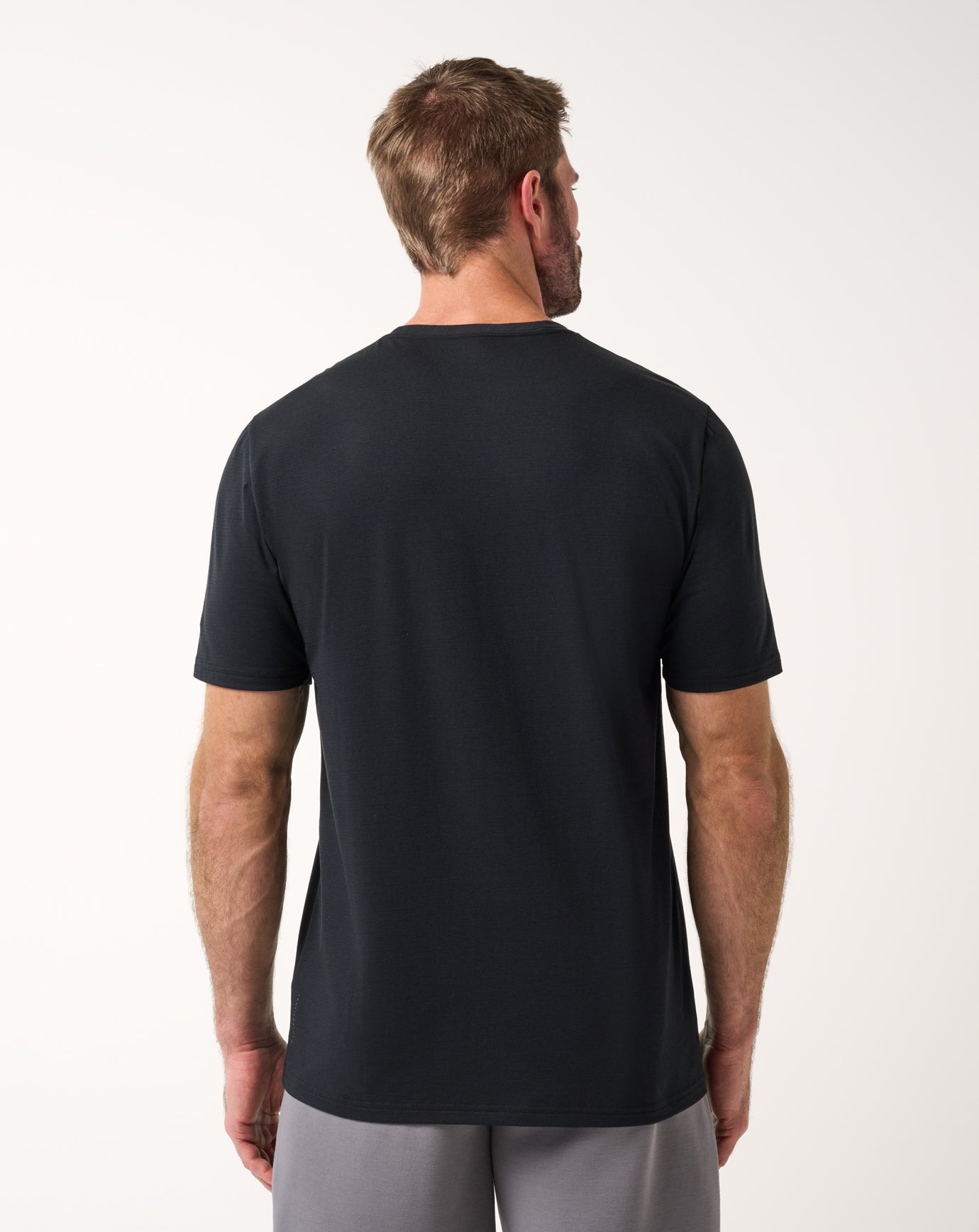 Black Travis Mathew Performance Jersey Tee