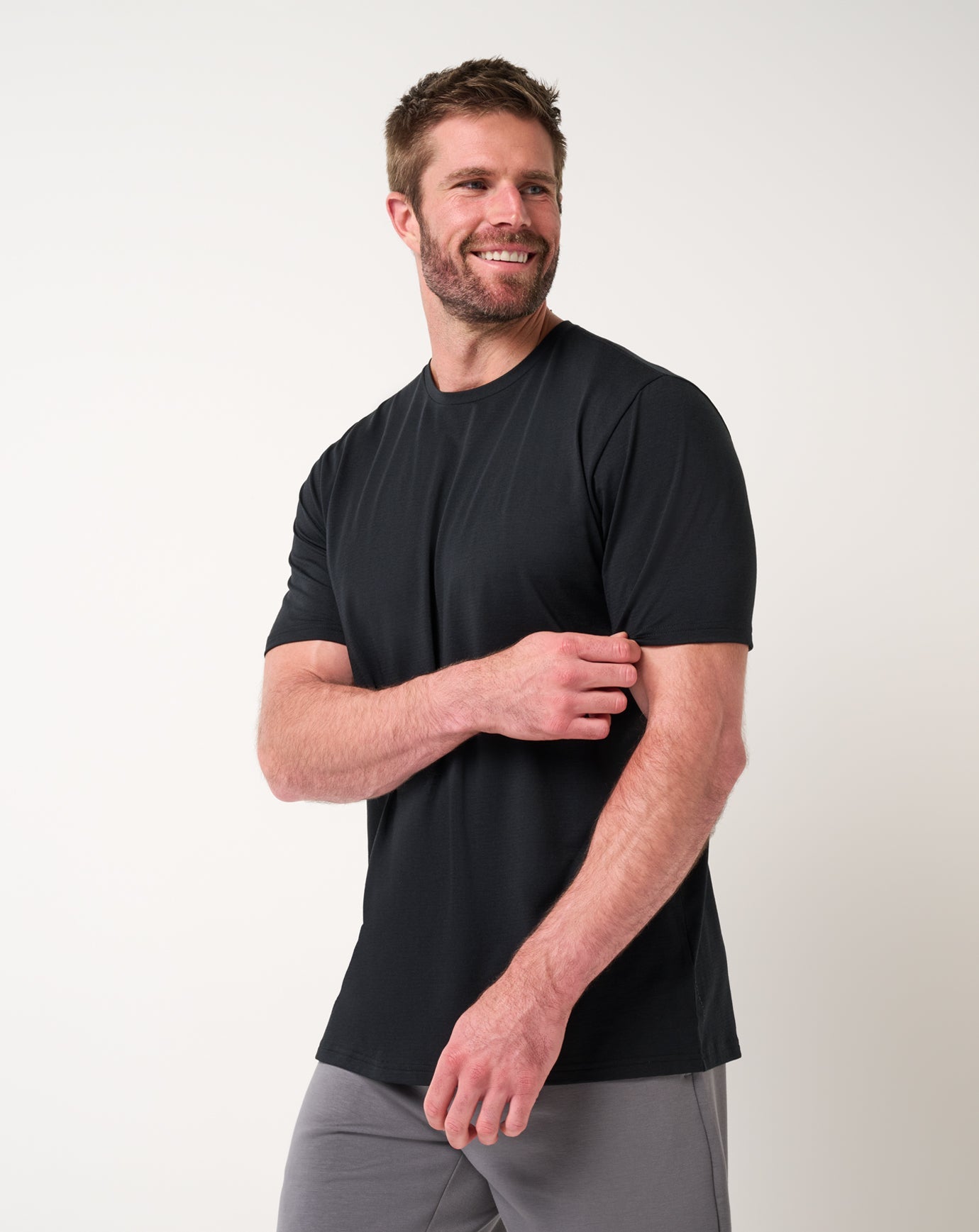 Black Travis Mathew Performance Jersey Tee
