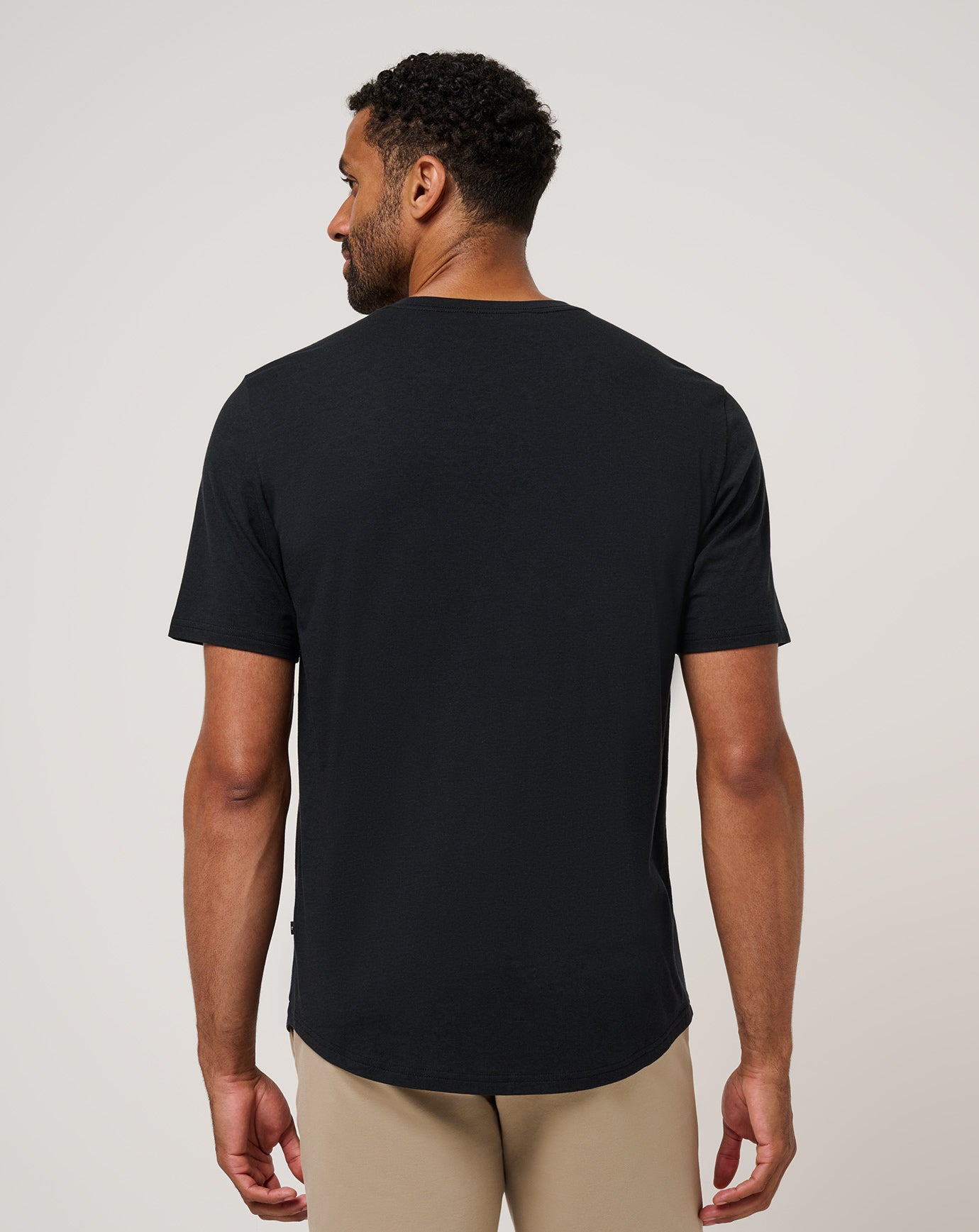 Black Travis Mathew Cloud Henley Tee