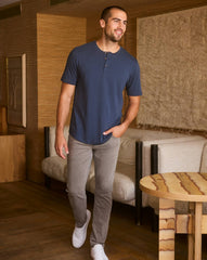 Total Eclipse Travis Mathew Cloud Henley Tee