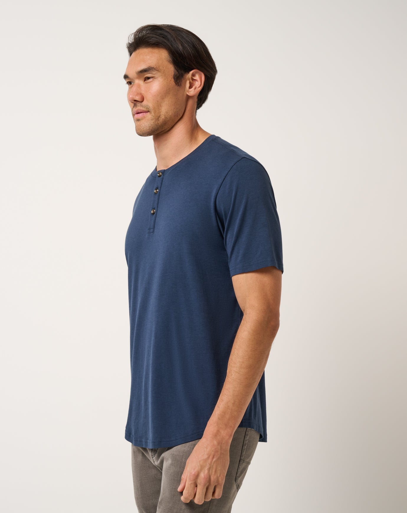 Total Eclipse Travis Mathew Cloud Henley Tee