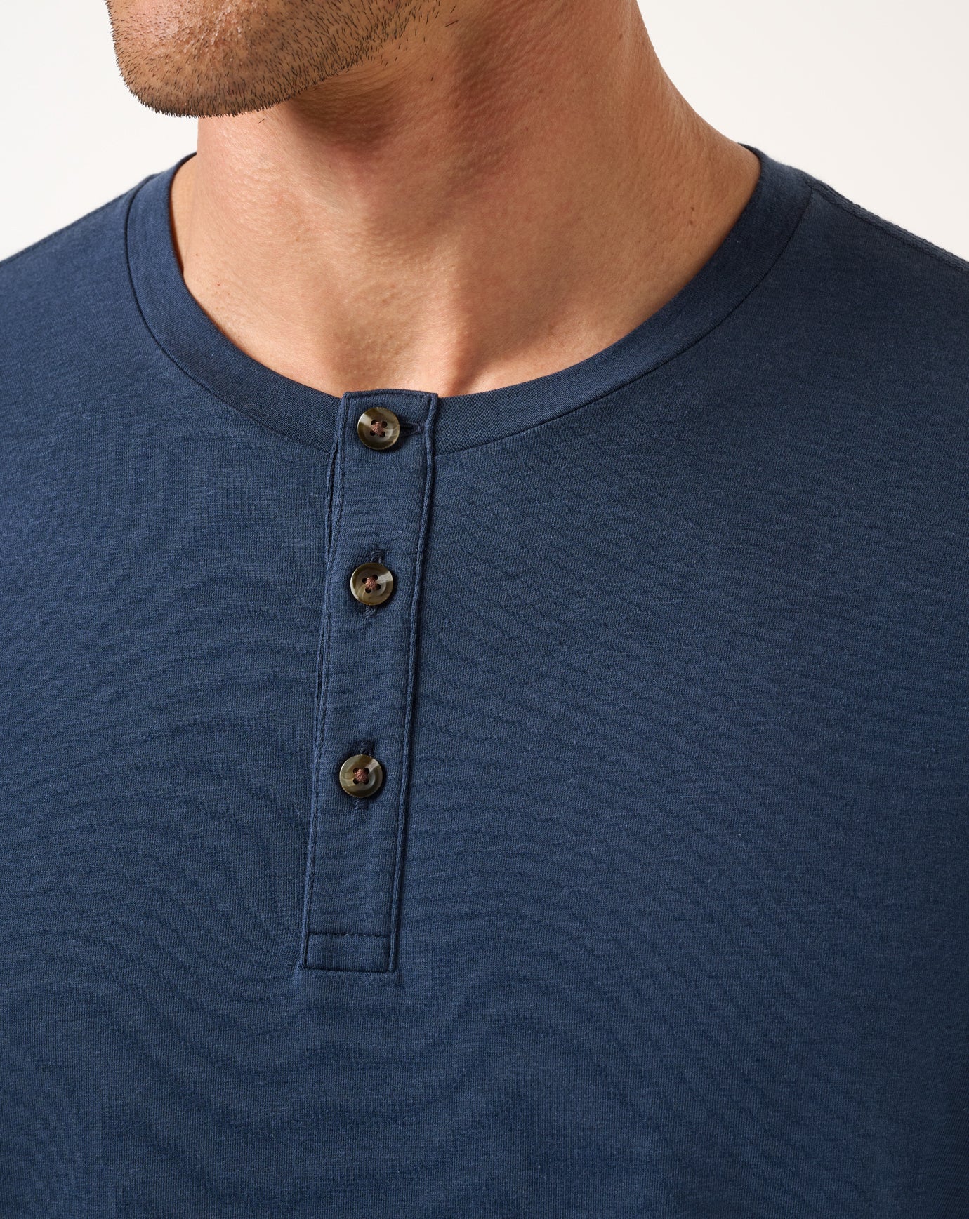 Total Eclipse Travis Mathew Cloud Henley Tee